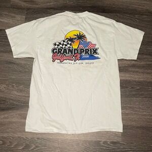Grand Prix 2020 Gulfport, Florida Racing Car T Shirt‎ Size Large